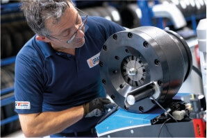 Raccordartura con pressa Grassi